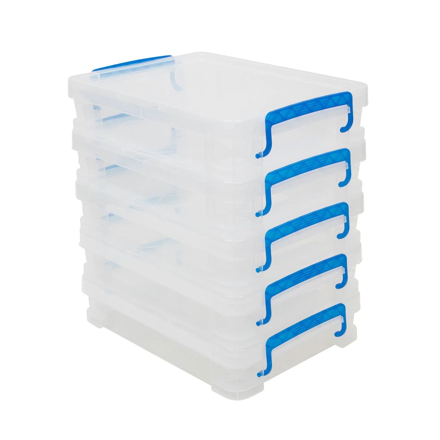 Super Stacker, Document Boxes, Clear, 5 Pack - Bellso